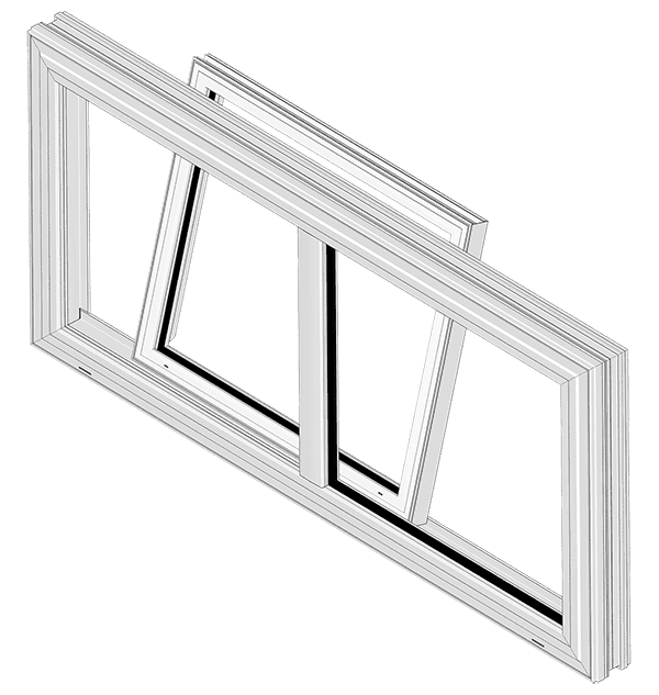 Single slider window example